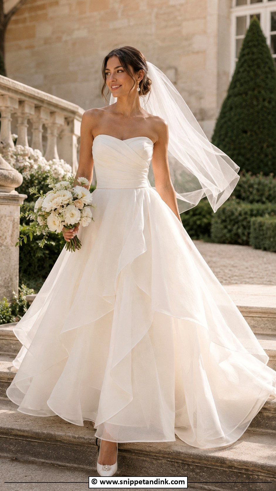 Organza Fairytale Wedding Dress - Snippet and Ink - 30 Fairytale Wedding Dress Ideas