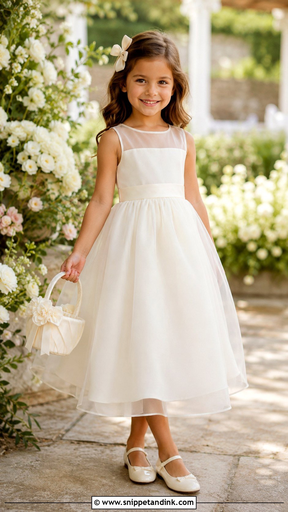 Organza Flower Girl Dress - Snippet and Ink - 25 Wedding Dresses for Girls