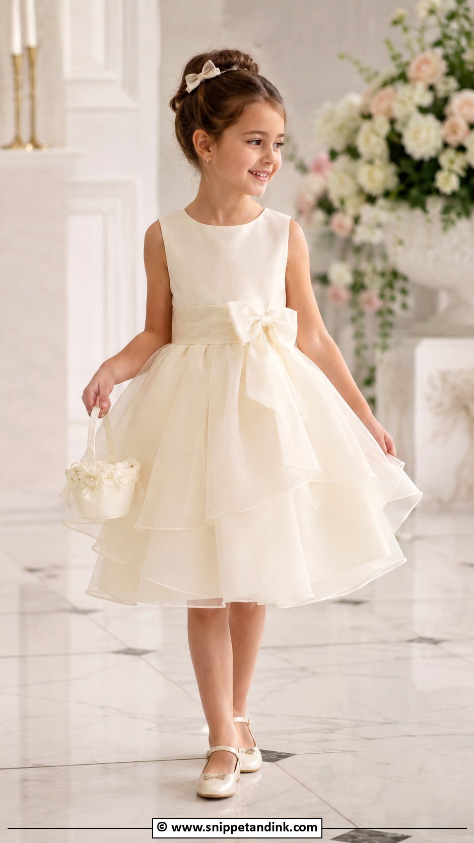 Organza Flower Girl Dress - Snippet and Ink - 30 Wedding Dresses for Kids