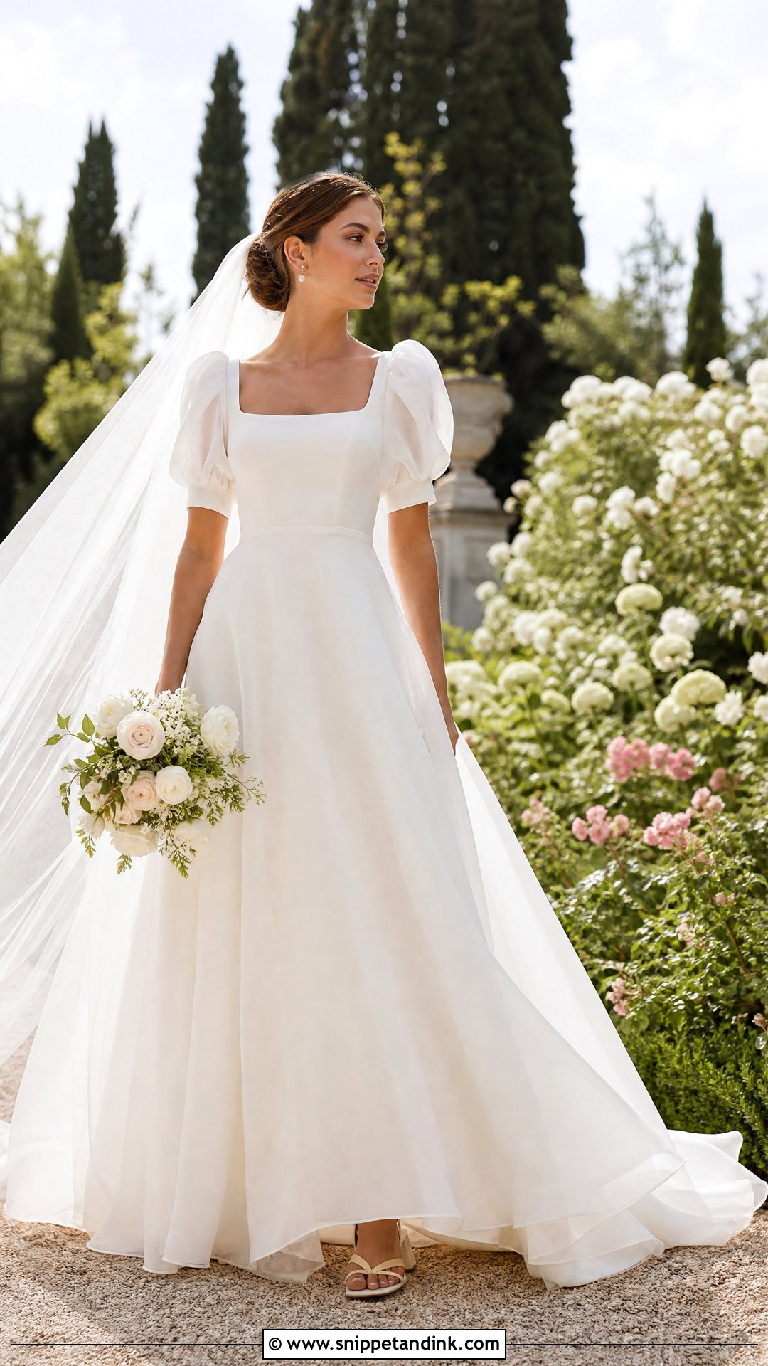 Organza Garden Wedding Gown - Snippet and Ink - 25 Garden Wedding Gown Ideas
