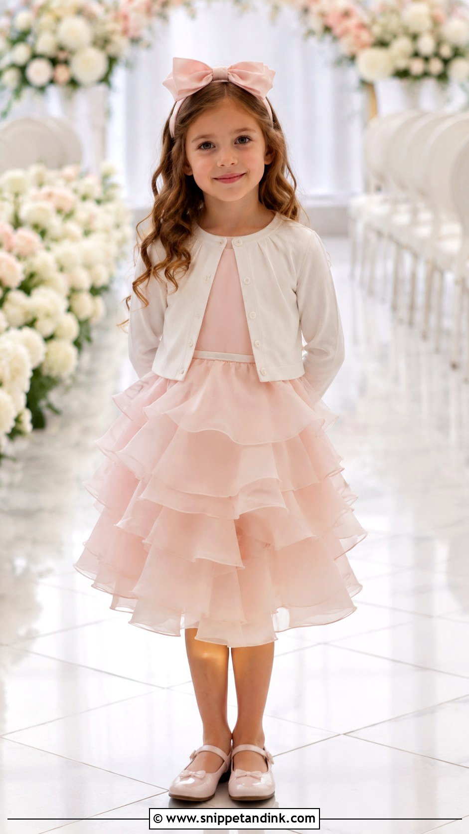 Organza Girls Wedding Dress - Snippet and Ink - 25 Girls Wedding Dresses