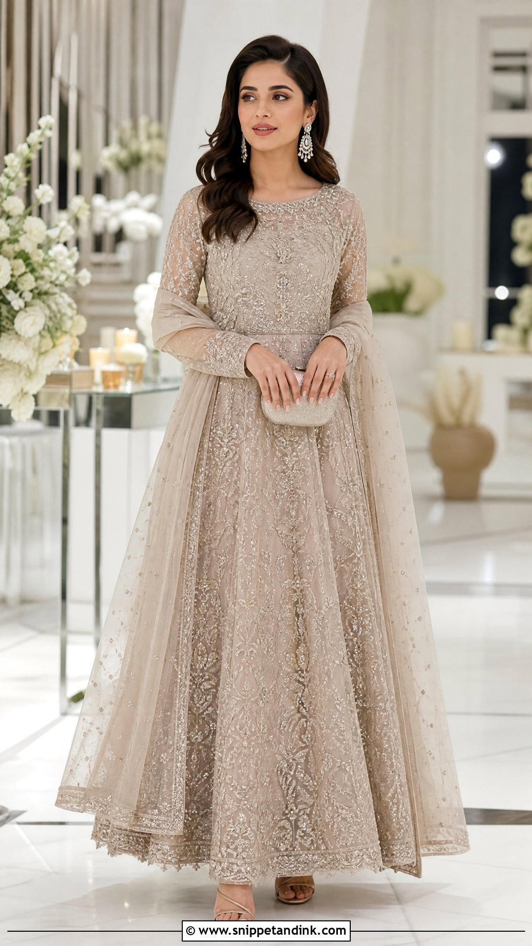 Organza Maxi Shadi Dress - Snippet and Ink - 25 New Shadi Dresses