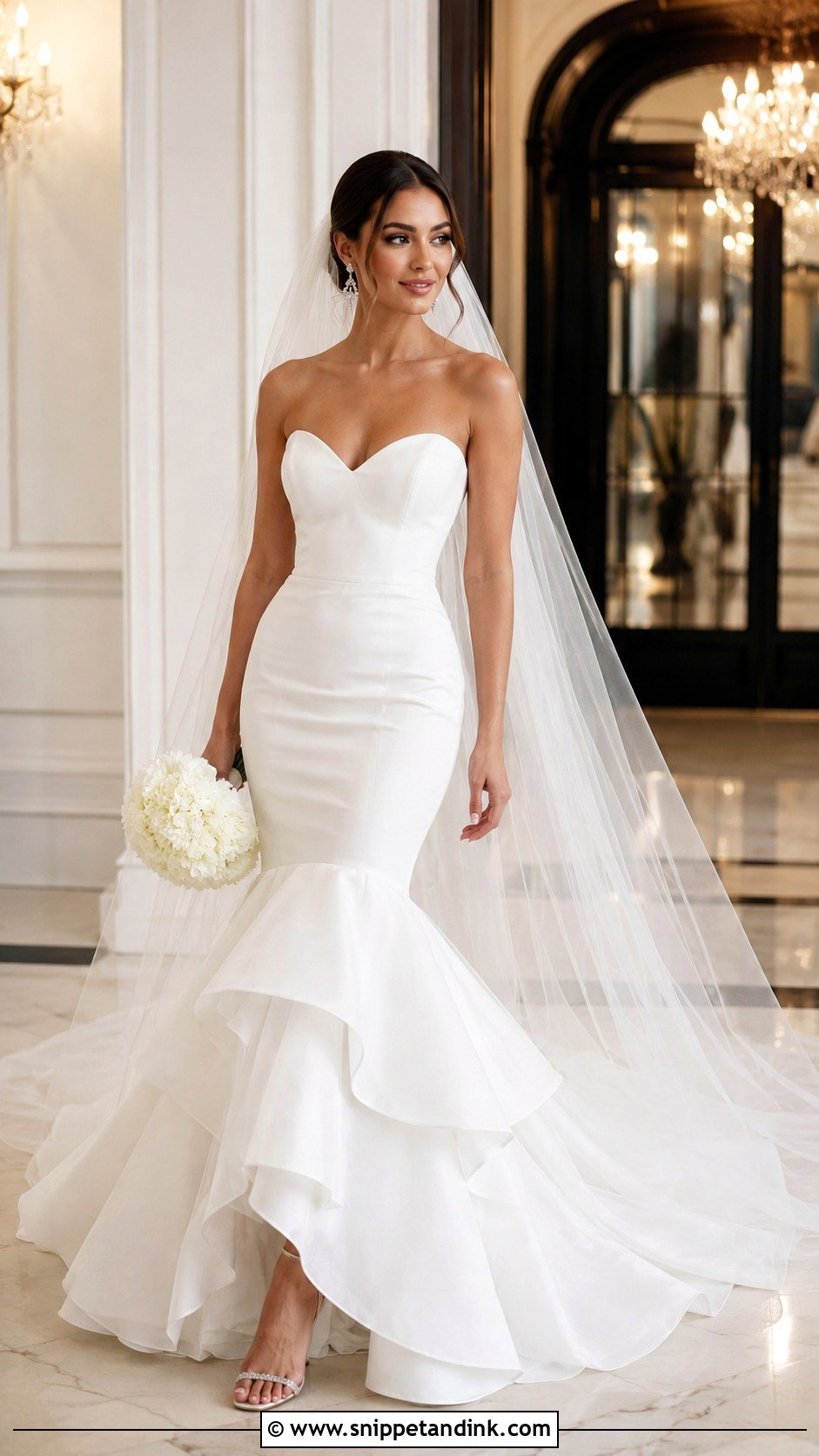 Organza Mermaid Wedding Dress - Snippet and Ink - 30 Organza Wedding Dress Ideas