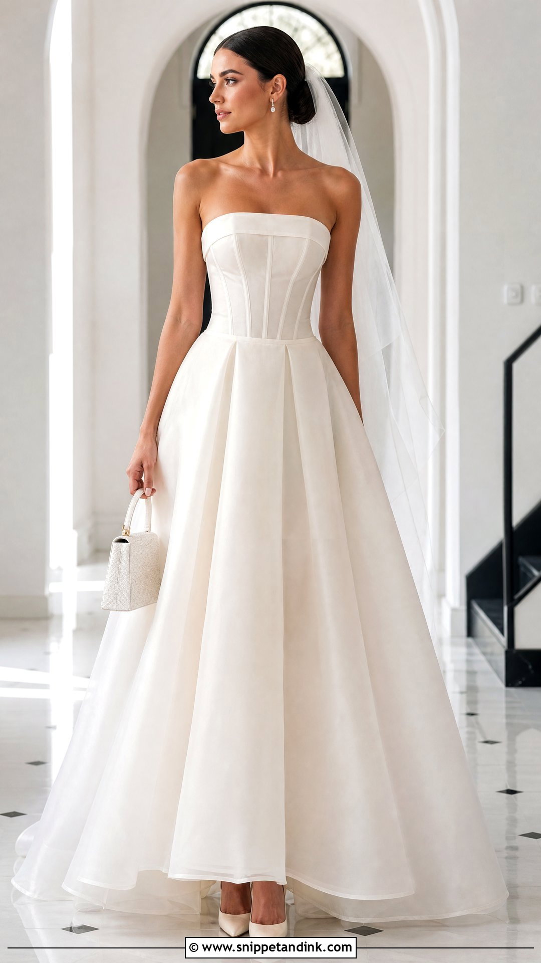 Organza Overlay Wedding Dress - Snippet and Ink - 20 Wedding Dress with Overlay Ideas