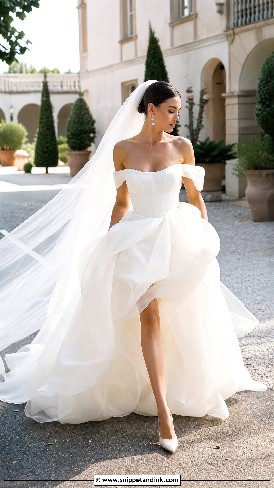 Organza Poofy Wedding Dress - Snippet and Ink - 25 Poofy Wedding Dresses