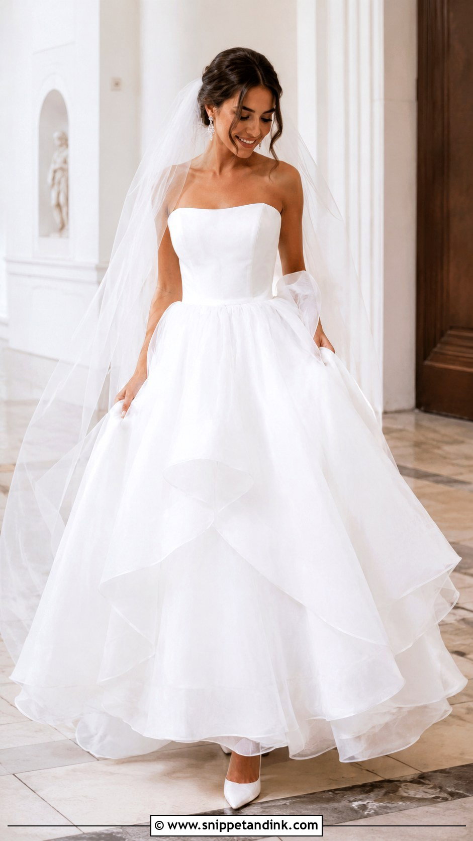 Organza Puffy Wedding Dress - Snippet and Ink - 25 Puffy Wedding Dress Ideas