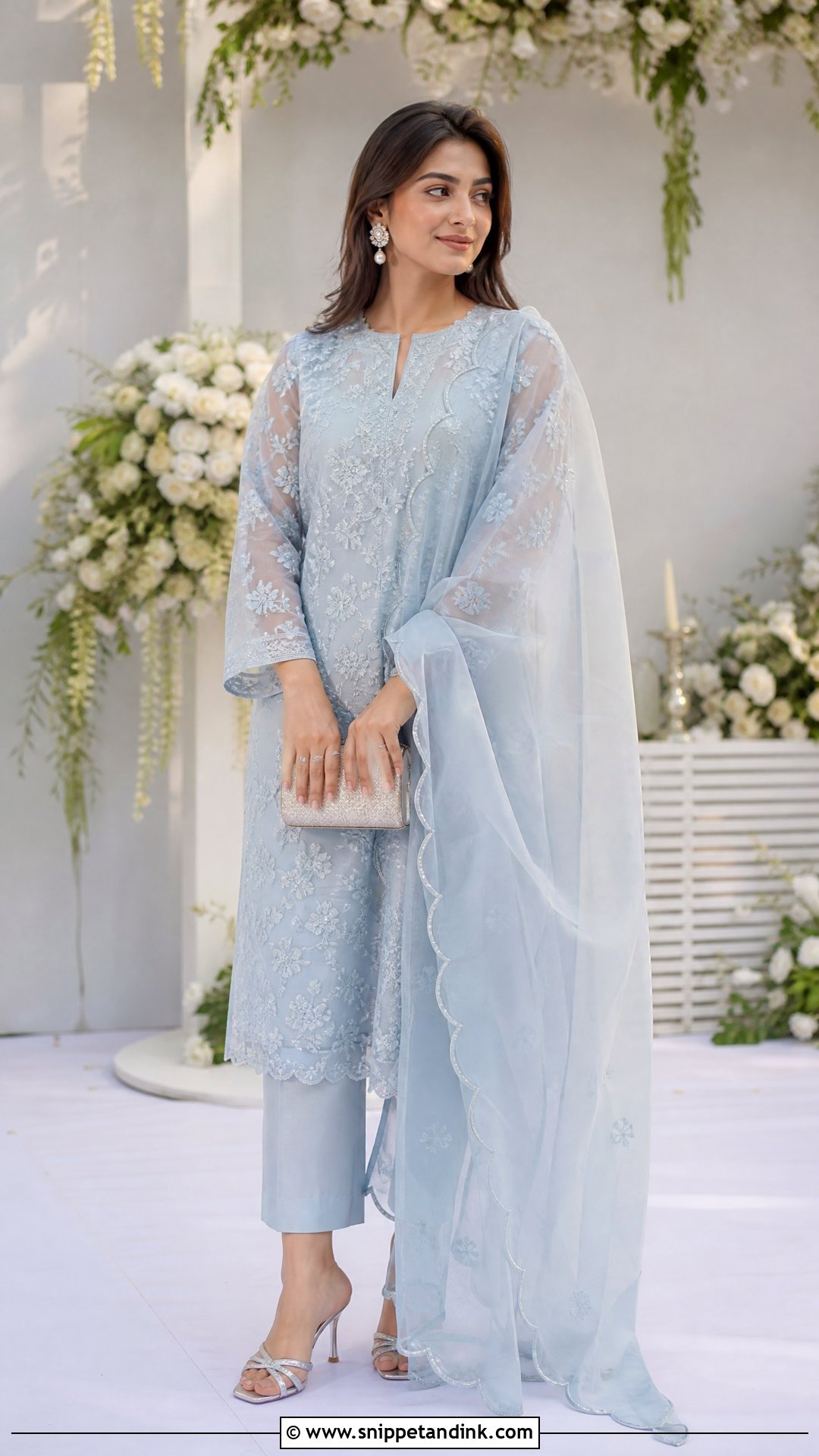 Organza Salwar Suit - Snippet and Ink - 20 Salwar for Wedding Ideas