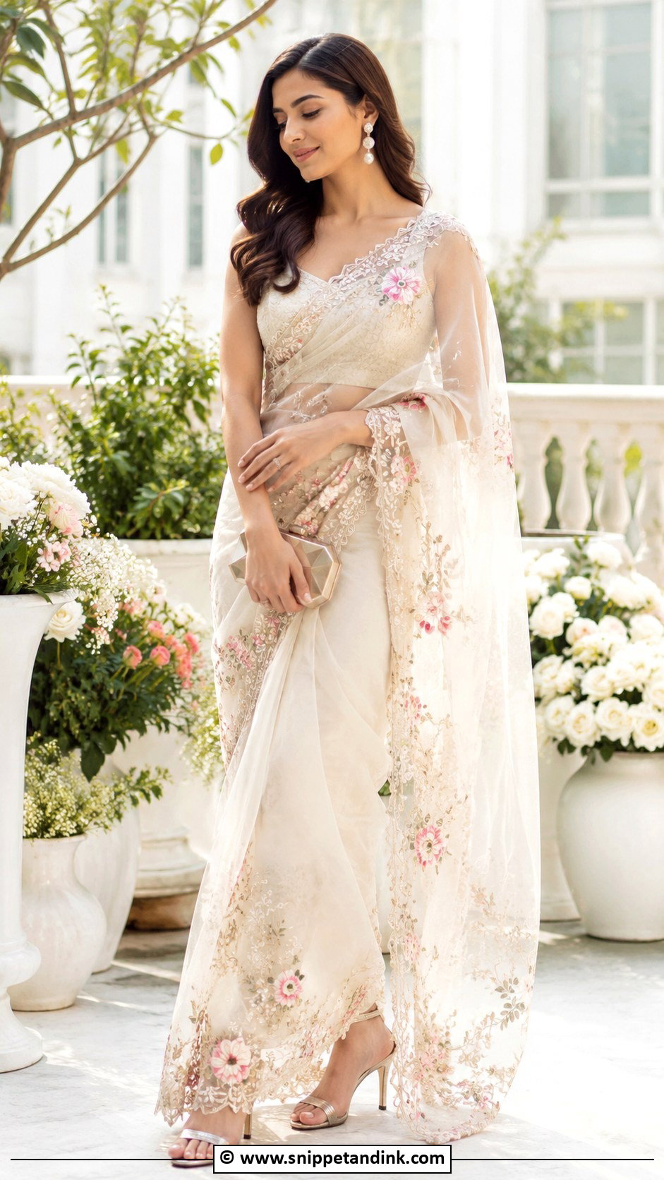 Organza Saree Shaadi Outfit - Snippet and Ink - 30 Shaadi Outfits