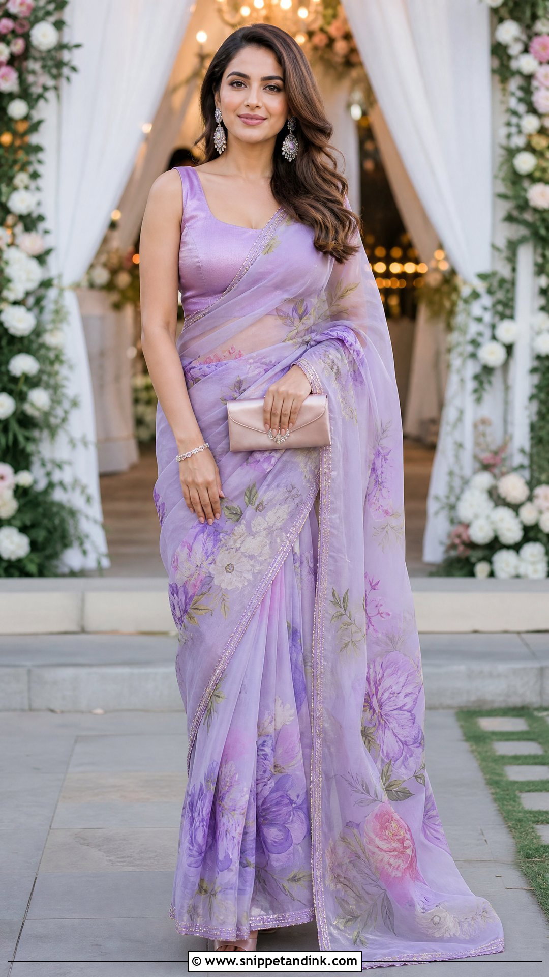 Organza Saree Wedding Outfit - Snippet and Ink - 20 Traditional Outfits for Wedding
