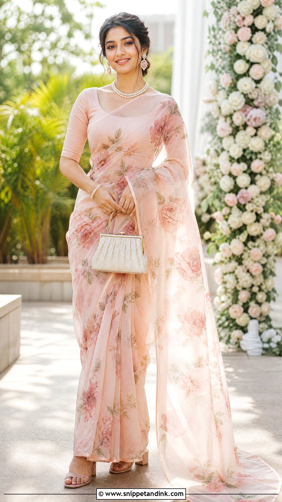Organza Saree for Brother Marriage - Snippet and Ink - 25 Brother Marriage Dress for Sister Ideas