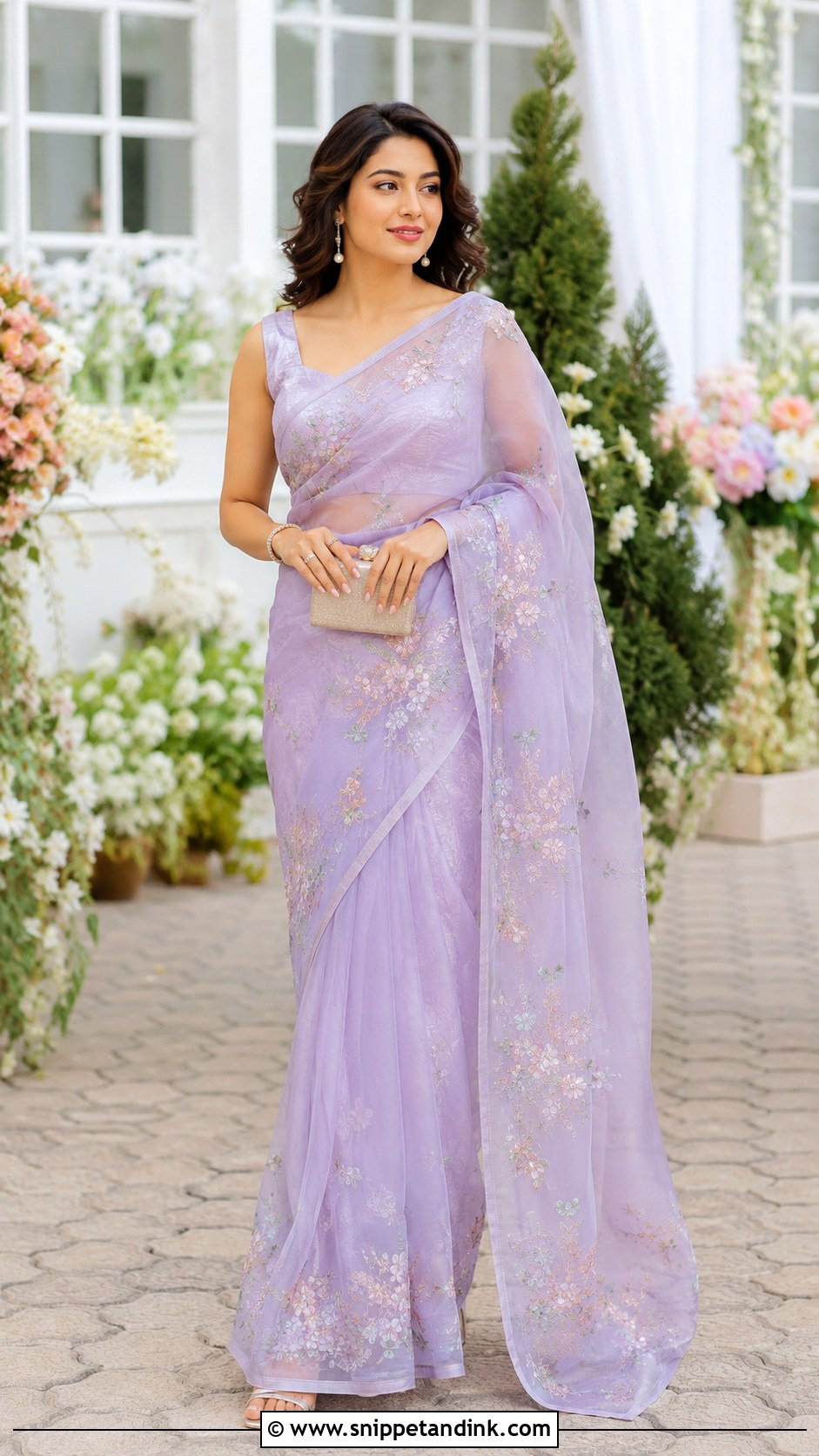 Organza Saree for Marriage Function - Snippet and Ink - 20 Dresses for Marriage Function