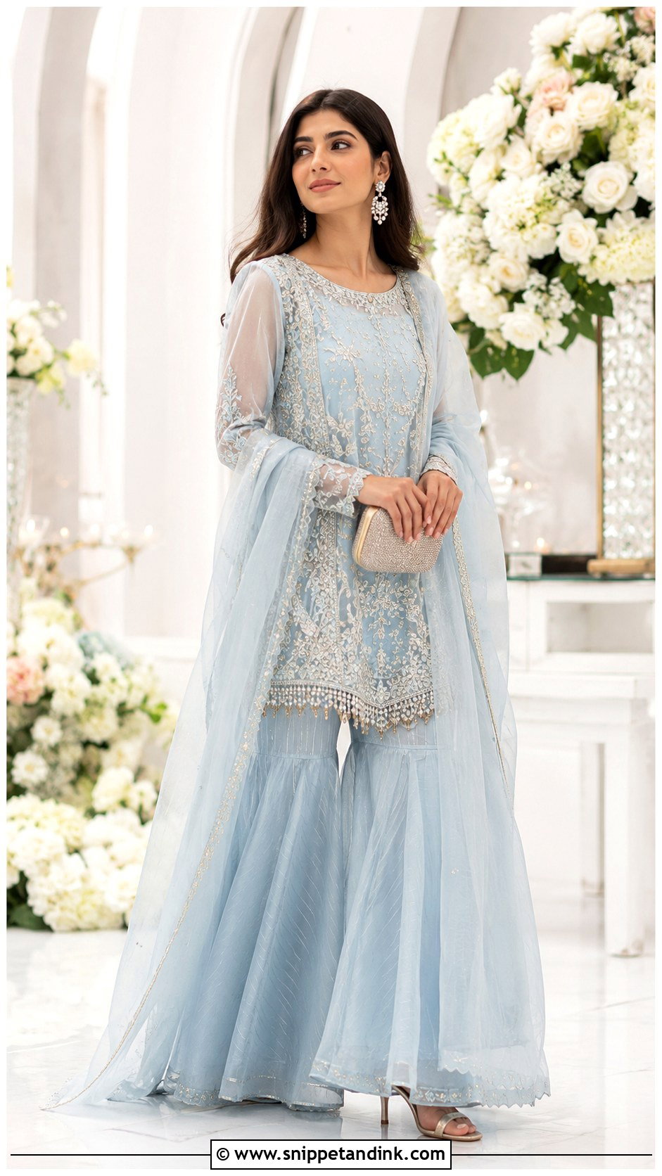 Organza Sharara For Wedding - Snippet and Ink - 25 Wedding Sharara Ideas