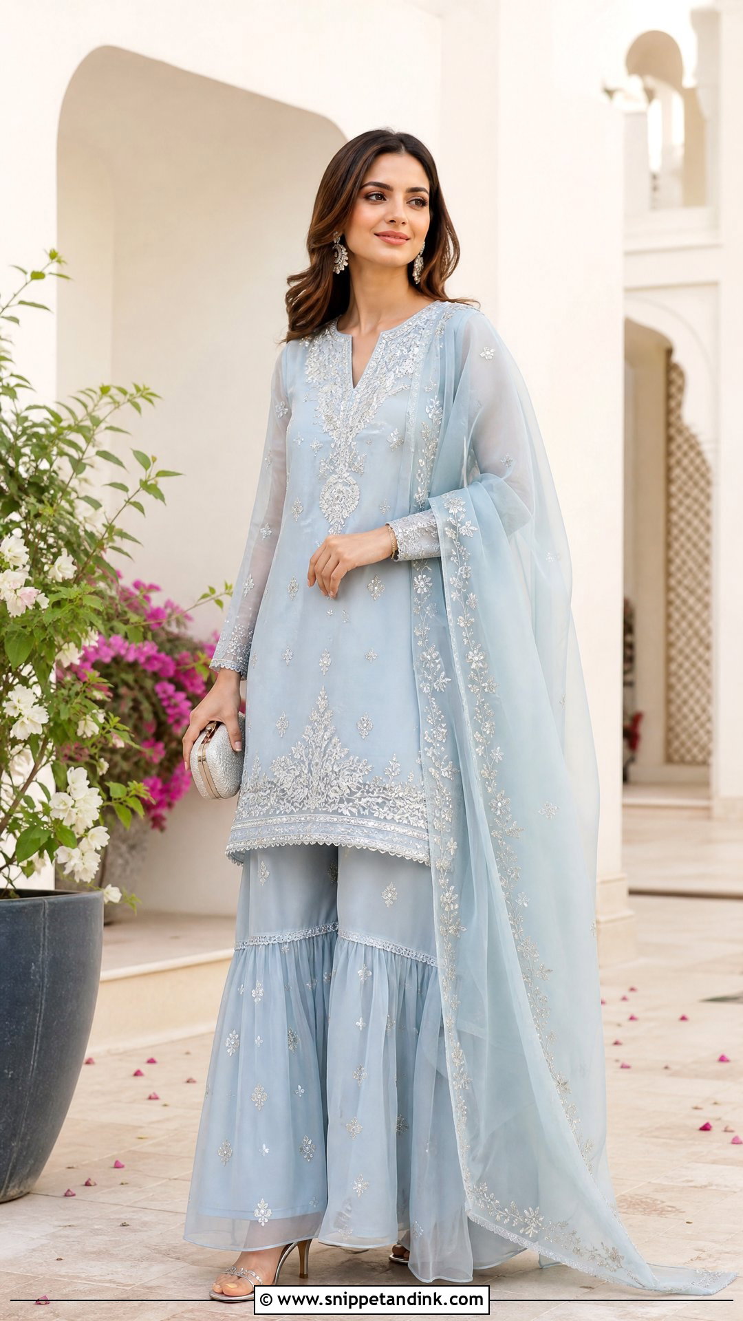 Organza Sharara Suit - Snippet and Ink - 25 Latest Sharara Suit Designs Wedding