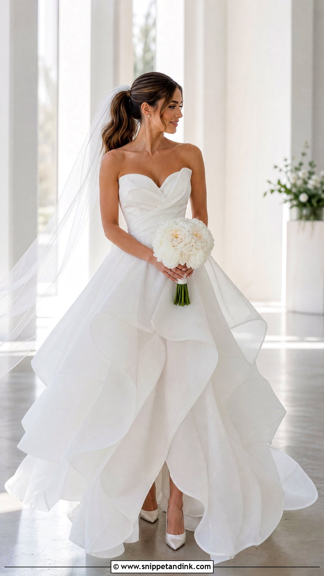 Organza Vera Wang Ball Gown - Snippet and Ink - 20 Vera Wang Wedding Dress Ball Gown Ideas