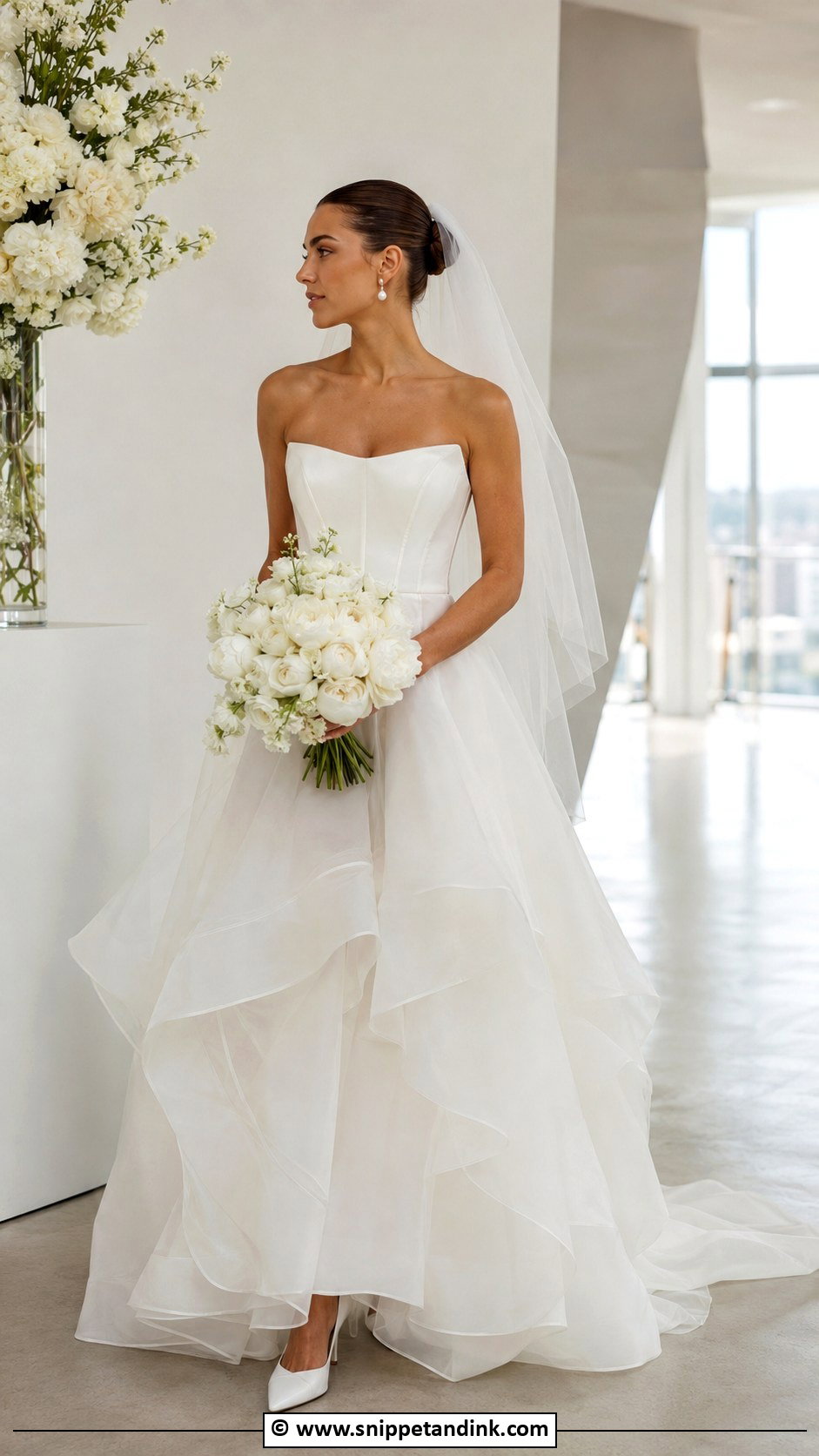 Organza Wedding Dress - Snippet and Ink - 25 Whimsical Wedding Dresses