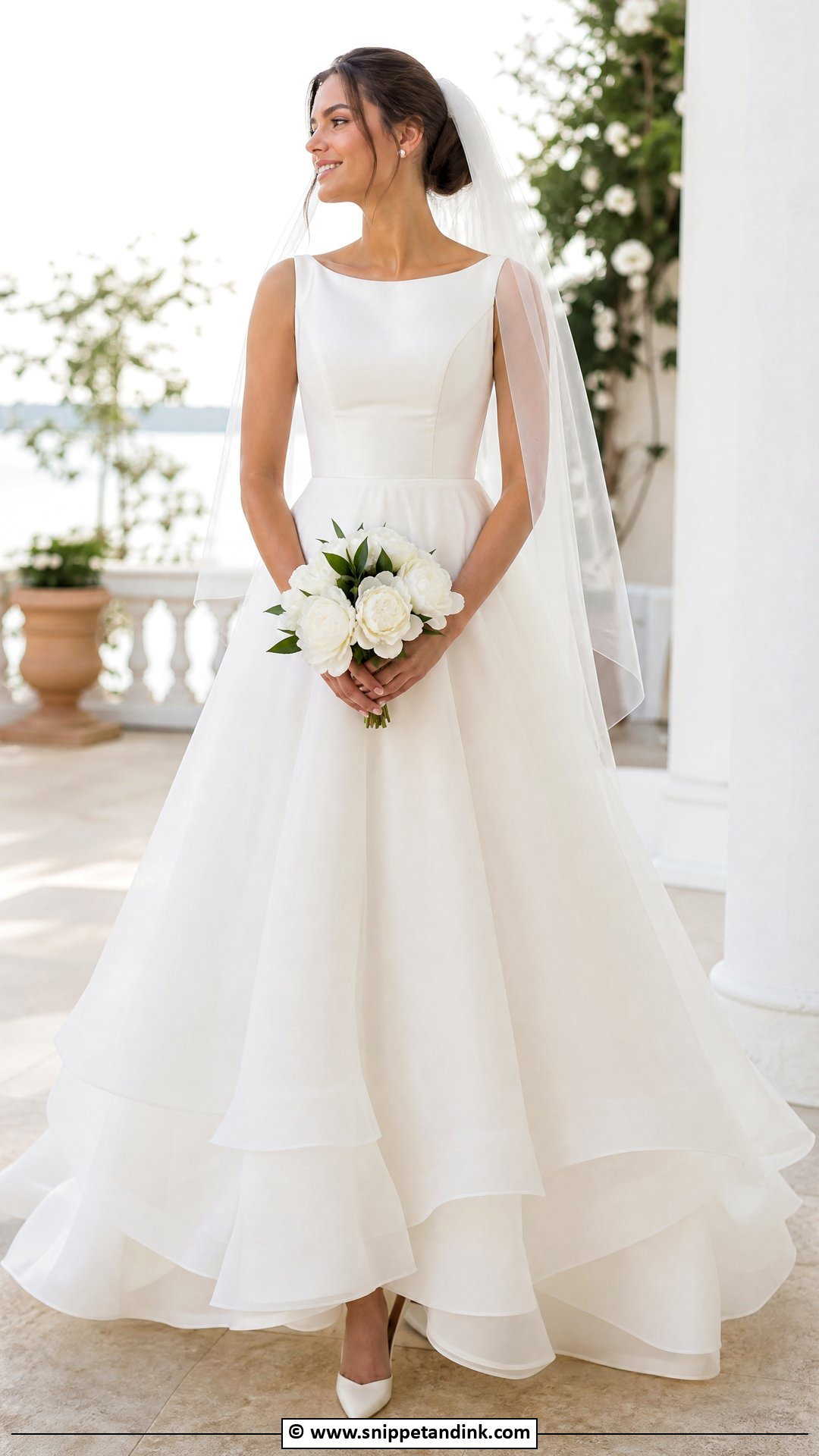Organza Wedding Dress - Snippet and Ink - 35 Classic Wedding Dress Ideas