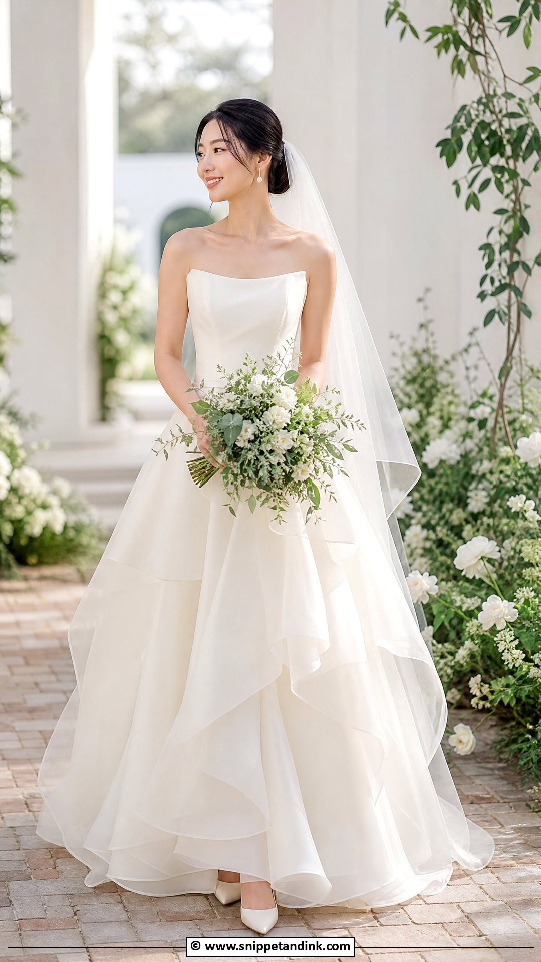 Organza Wedding Dress - Snippet and Ink - 35 Dreamy Wedding Dress Ideas