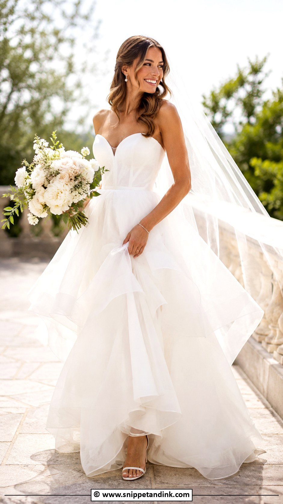 Organza Wedding Dress - Snippet and Ink - 35 Timeless Wedding Dress Ideas