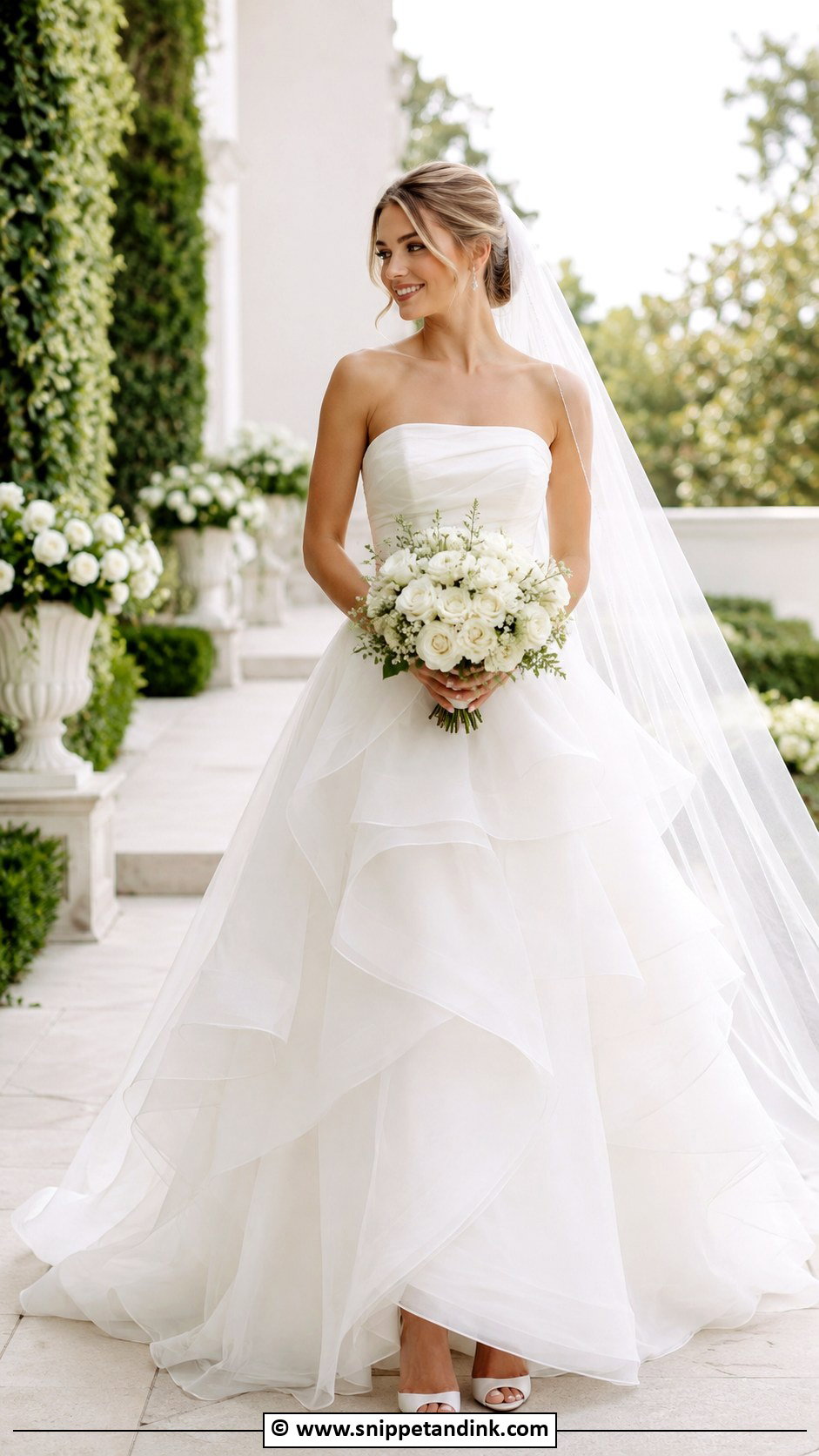 Organza Wedding Dress - Snippet and Ink - 35 Wedding Dress Styles