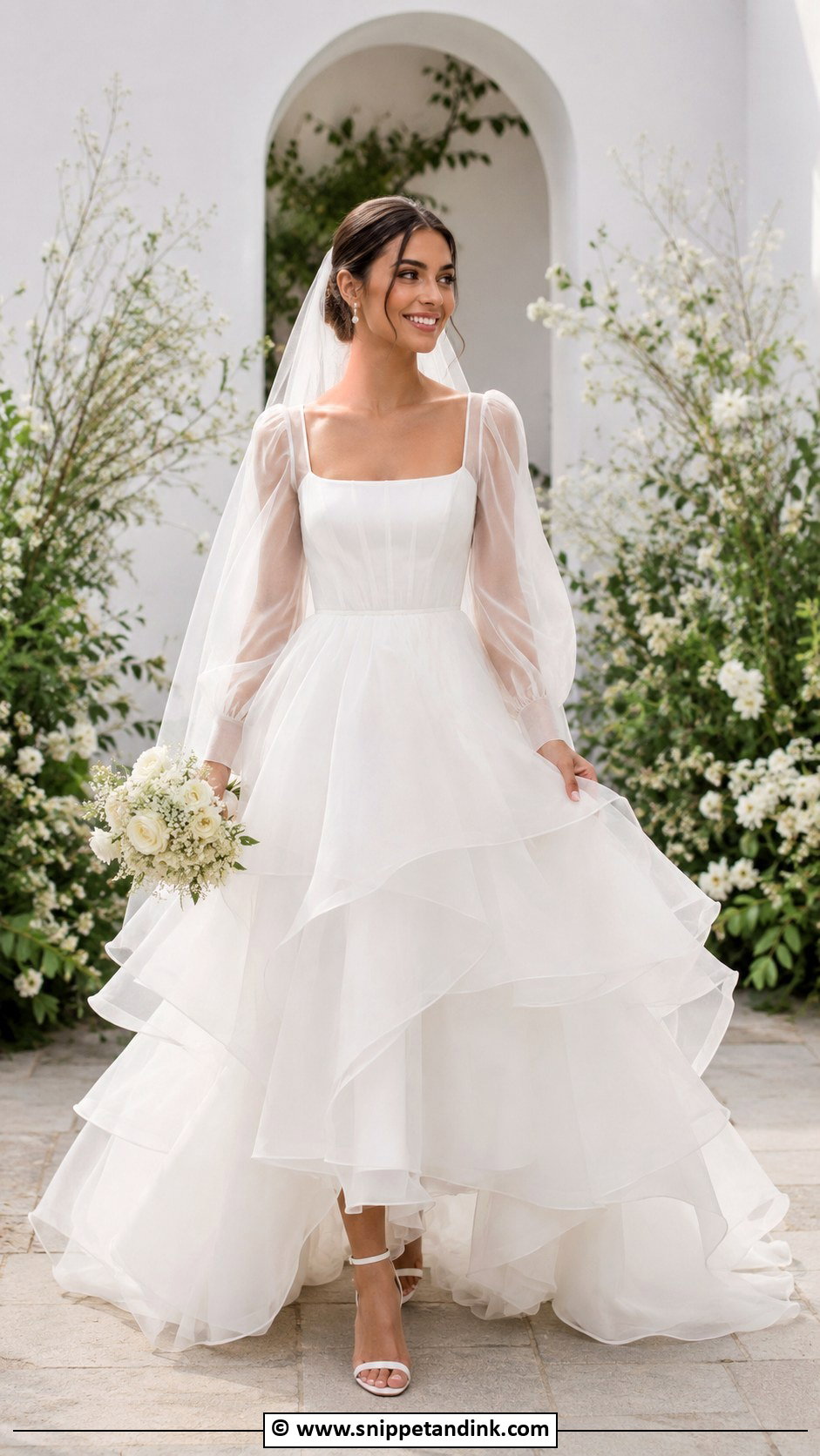 Organza Wedding Dress - Snippet and Ink - 35 Whimsical Wedding Dress Ideas