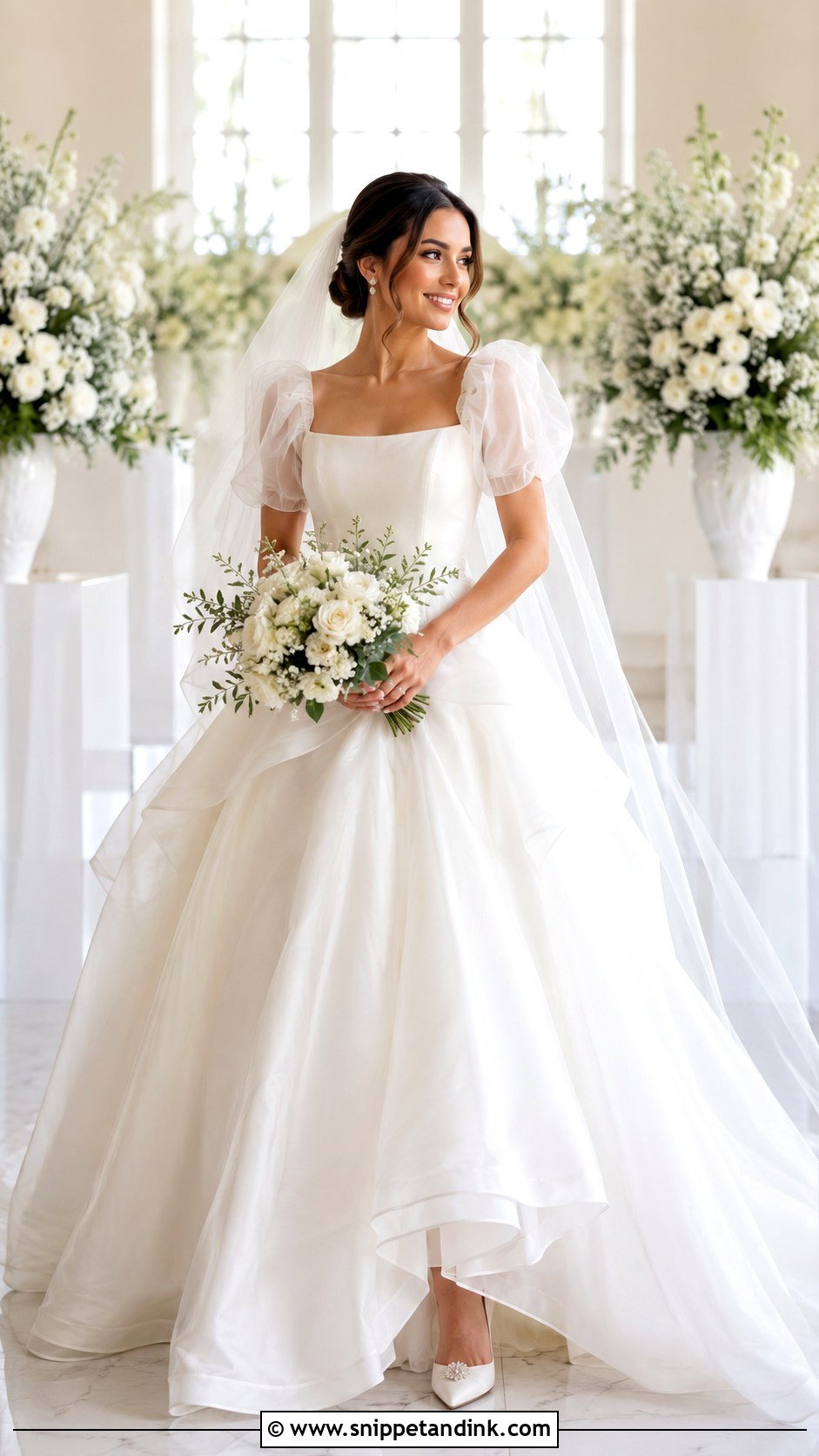 Organza Wedding Dress - Snippet and Ink - 30 Wedding Dress Design Ideas