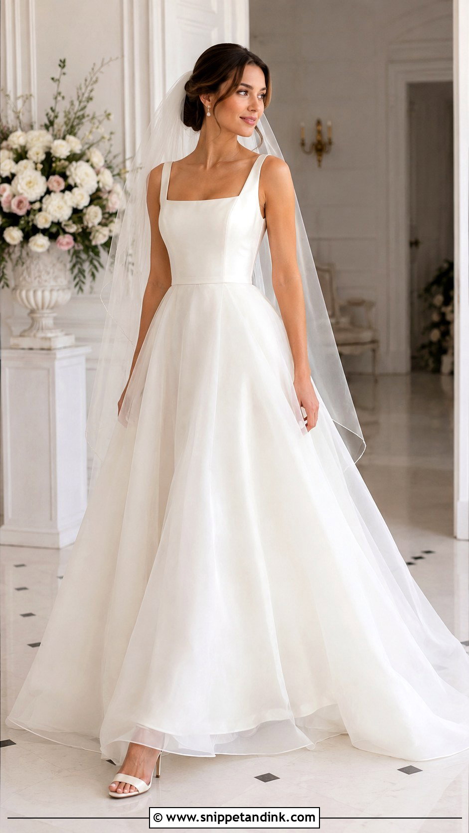 Organza Wedding Dress - Snippet and Ink - 25 Classy Elegant Wedding Dresses