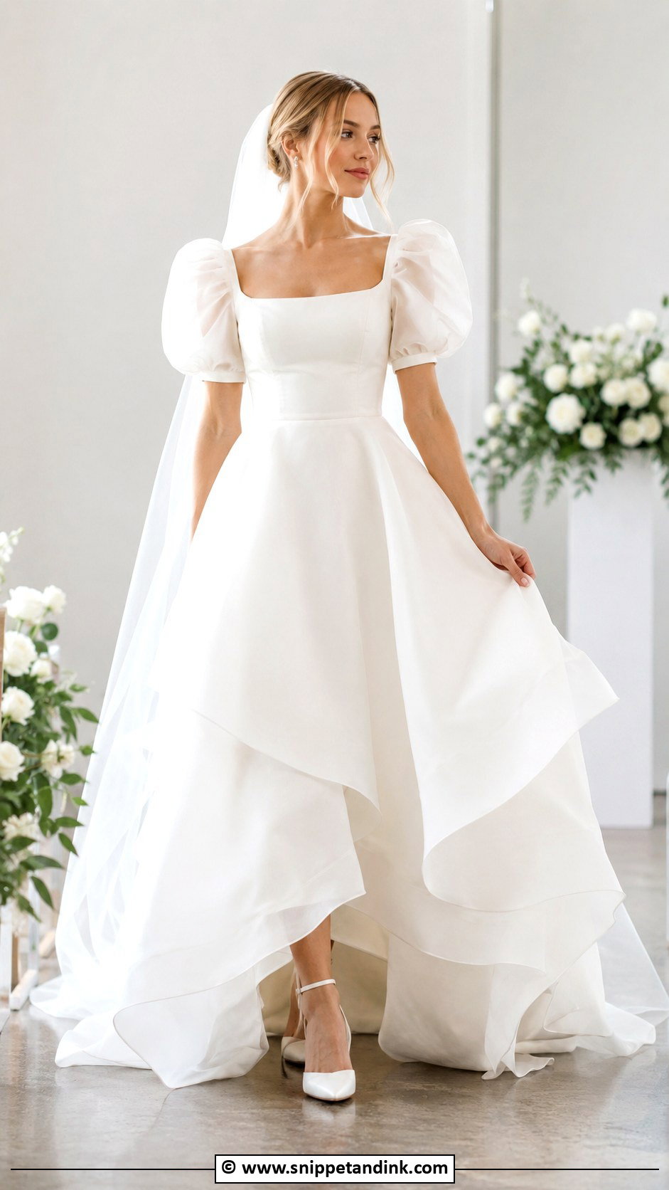 Organza Wedding Dress - Snippet and Ink - 30 Wedding Dresses 2024