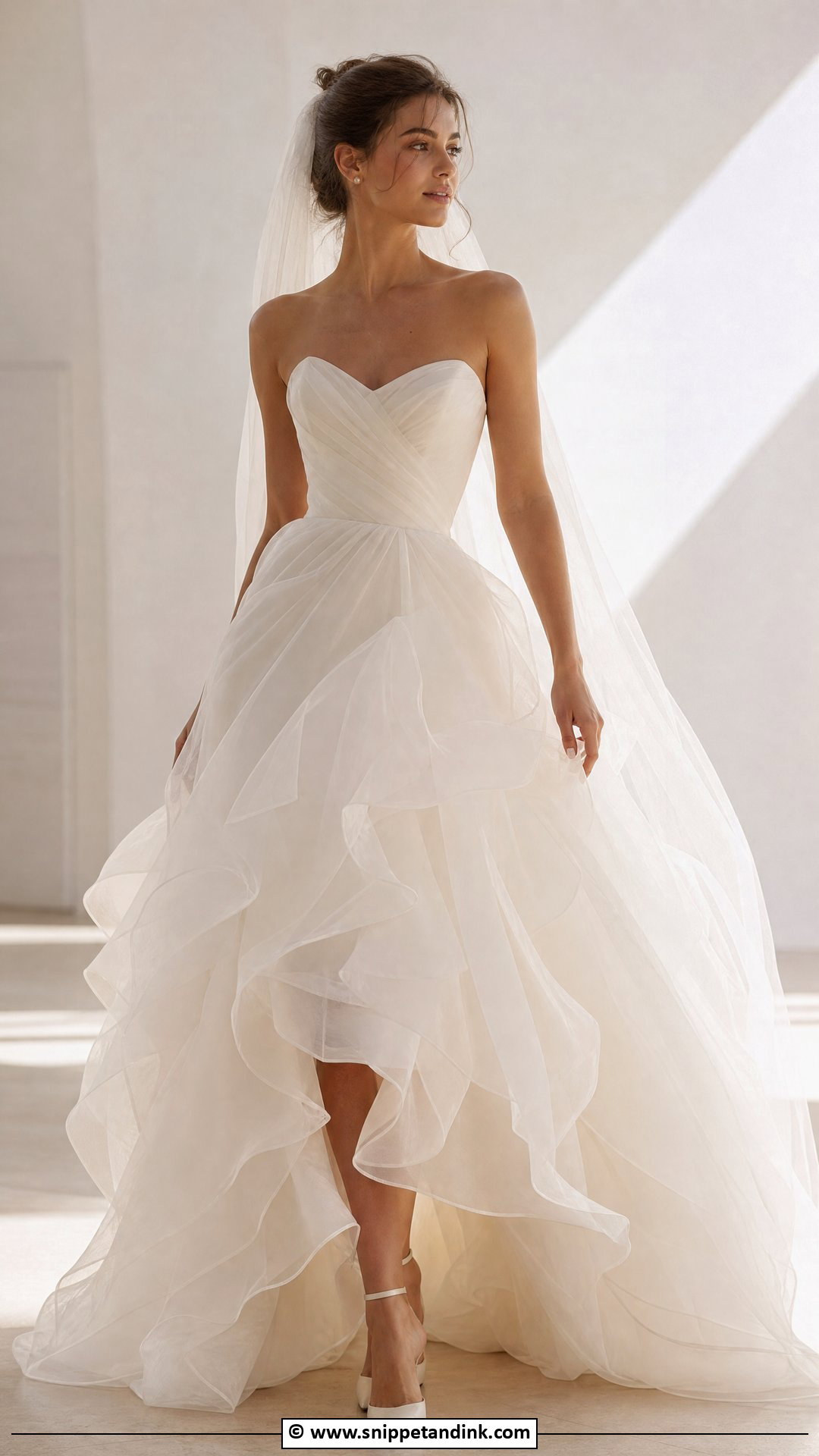 Organza Wedding Dress - Snippet and Ink - 35 Classy Elegant Wedding Dress Ideas