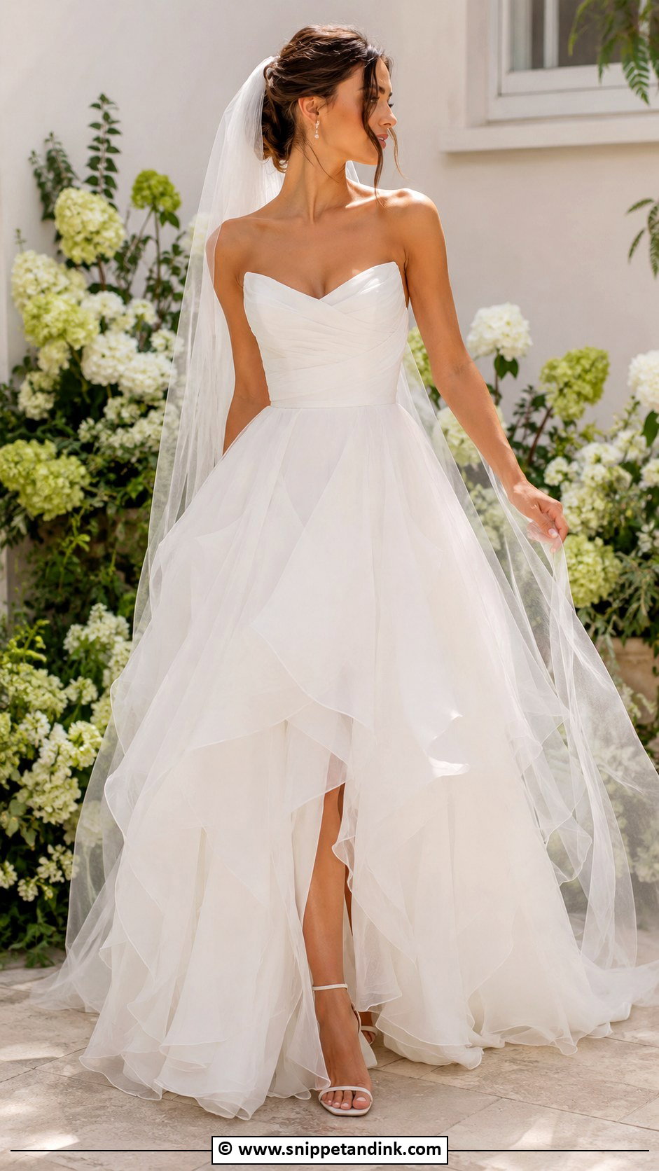 Organza Wedding Gown - Snippet and Ink - 35 Wedding Gown Ideas