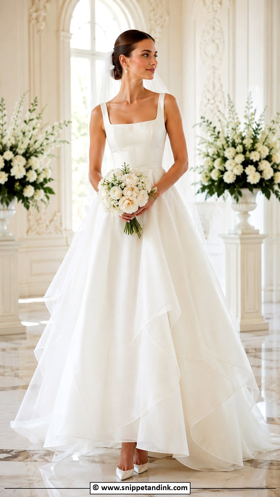 Organza Wedding Gown - Snippet and Ink - 35 Wedding Gowns