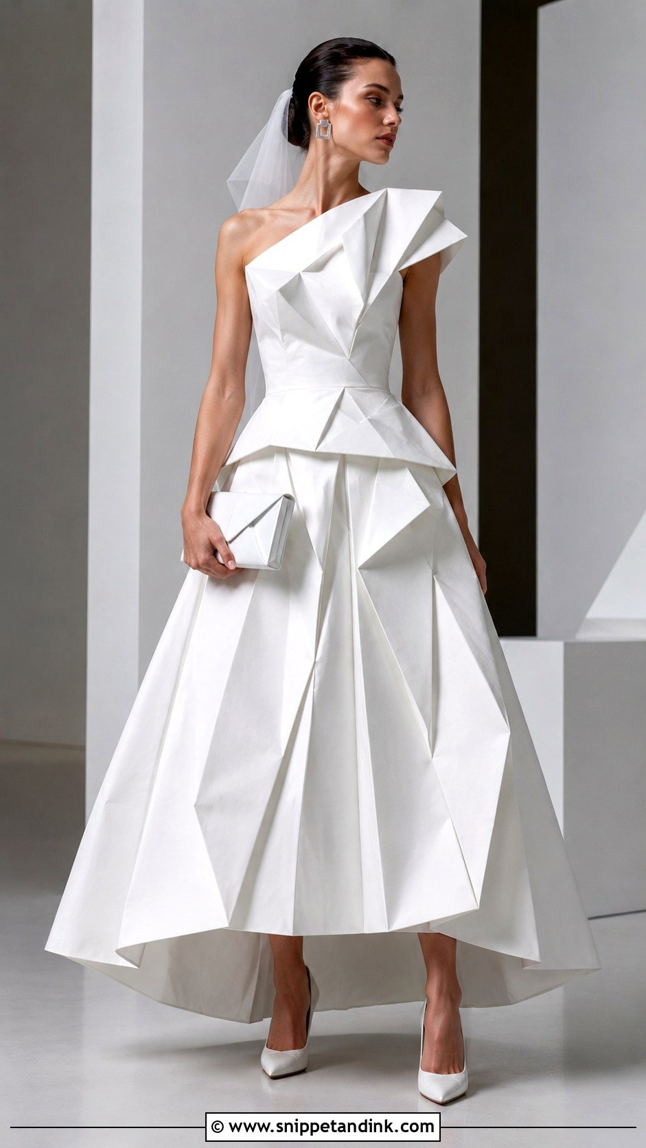 Origami Wedding Dress - Snippet and Ink - 20 Bizarre Wedding Dresses