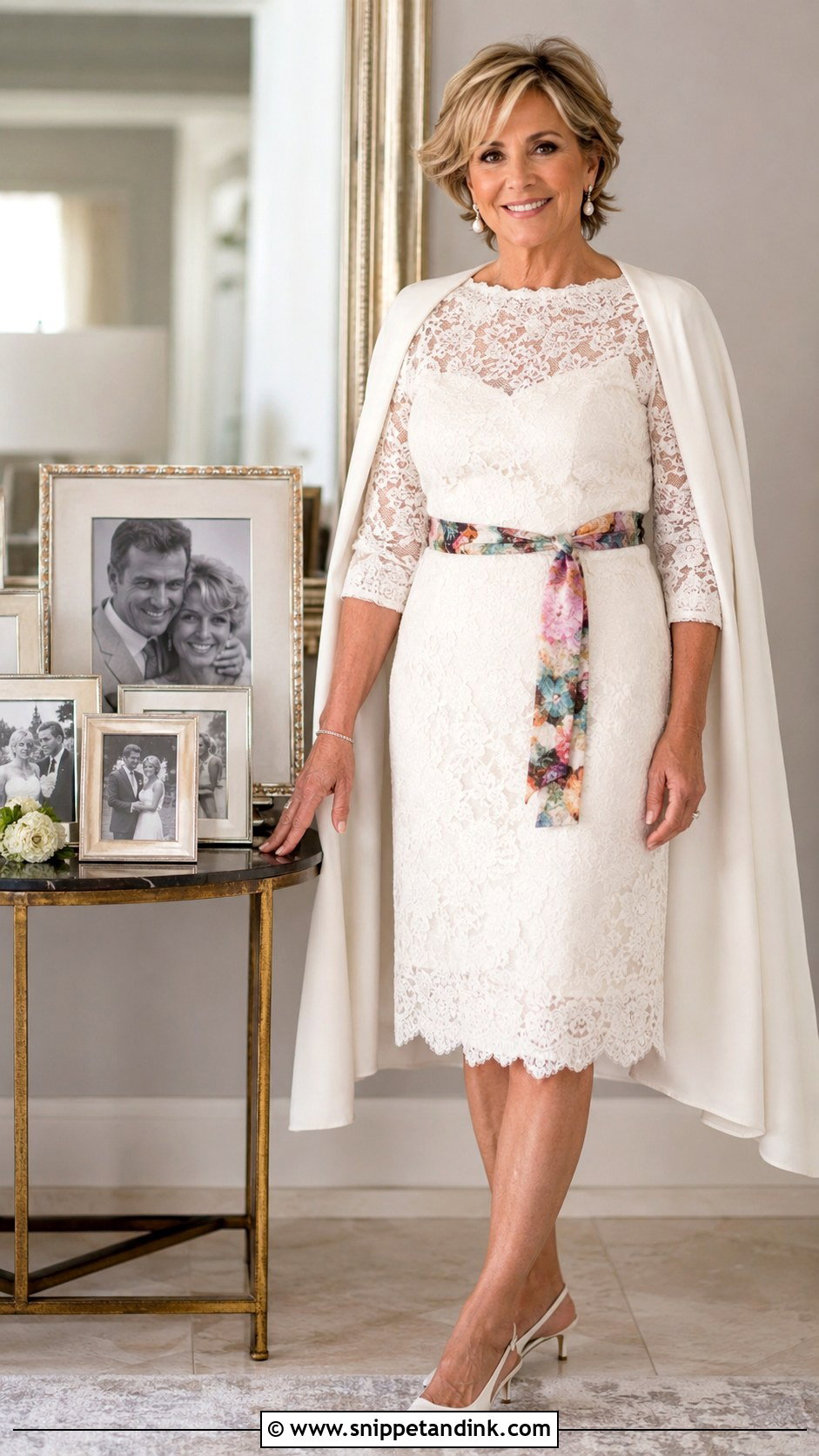 Original Wedding Dress Restyled for Vow Renewal - Snippet and Ink - 20 Wedding Renewal Dress Ideas