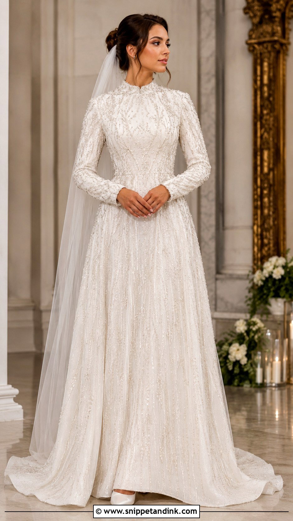 Orthodox Beaded Wedding Dress - Snippet and Ink - 25 Orthodox Wedding Dress Ideas