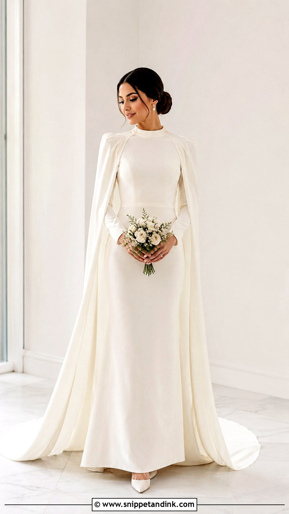 Orthodox Cape Wedding Dress - Snippet and Ink - 25 Orthodox Wedding Dress Ideas