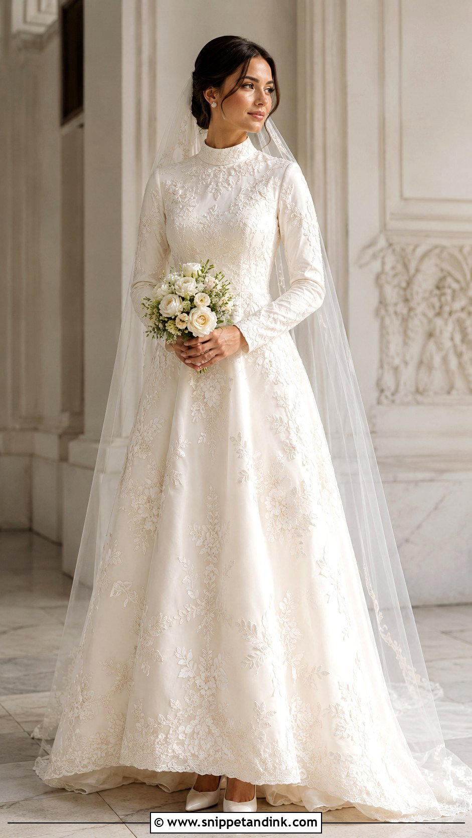 Orthodox Embroidered Wedding Dress - Snippet and Ink - 25 Orthodox Wedding Dress Ideas