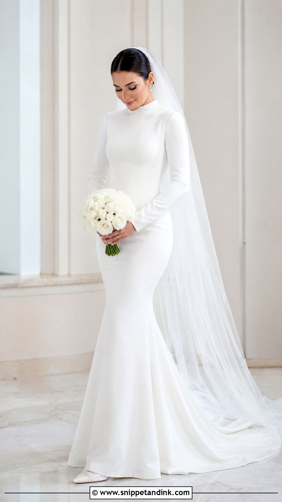Orthodox Modest Mermaid Wedding Dress - Snippet and Ink - 25 Orthodox Wedding Dress Ideas