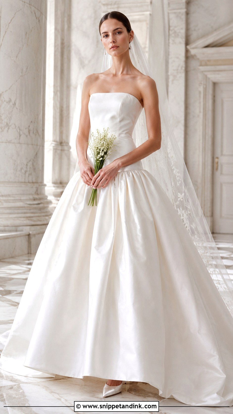 Oscar De La Renta Drop Waist Wedding Dress - Snippet and Ink - 30 Oscar De La Renta Wedding Dress Ideas