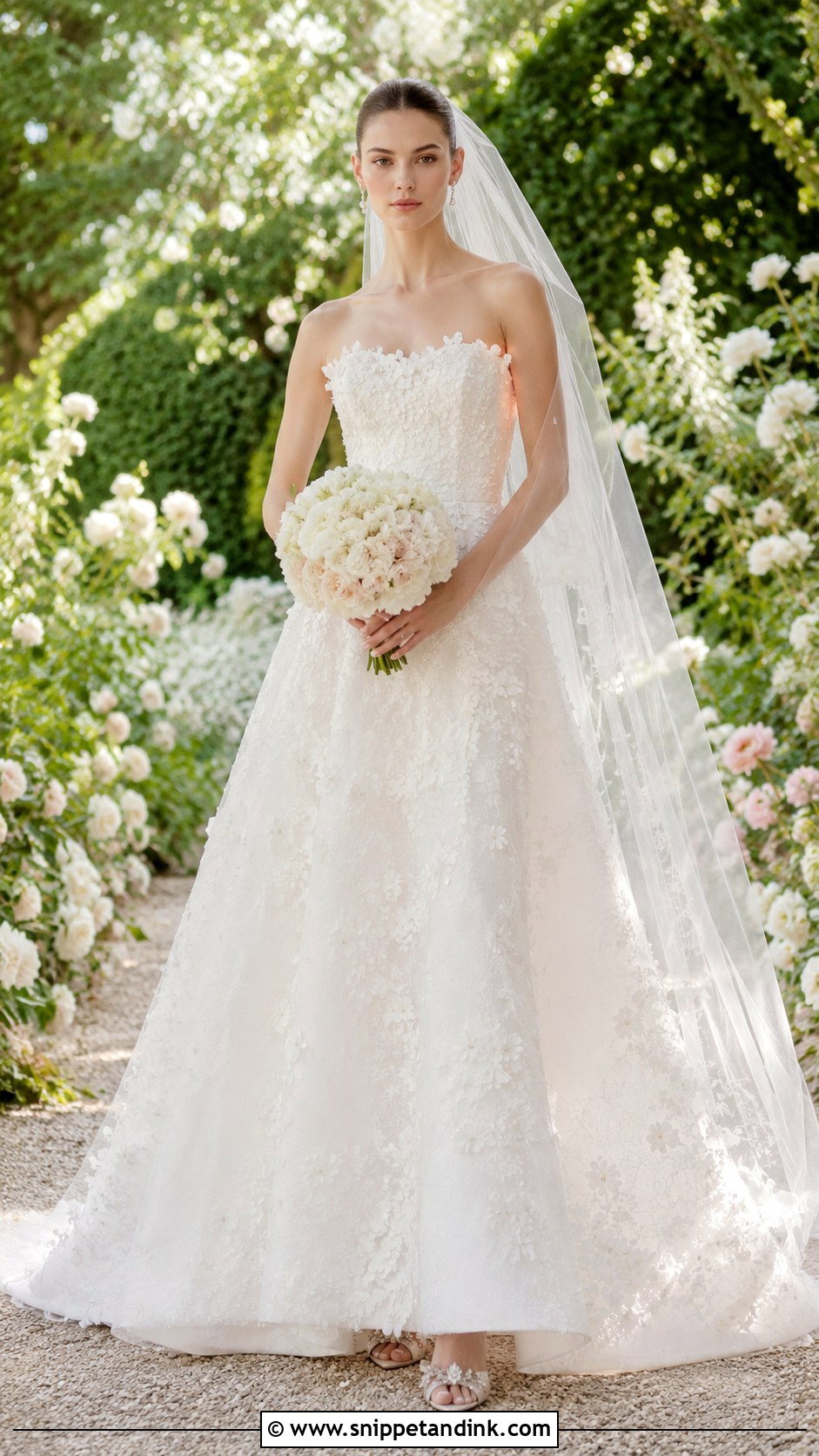 Oscar De La Renta Garden Wedding Dress - Snippet and Ink - 30 Oscar De La Renta Wedding Dress Ideas