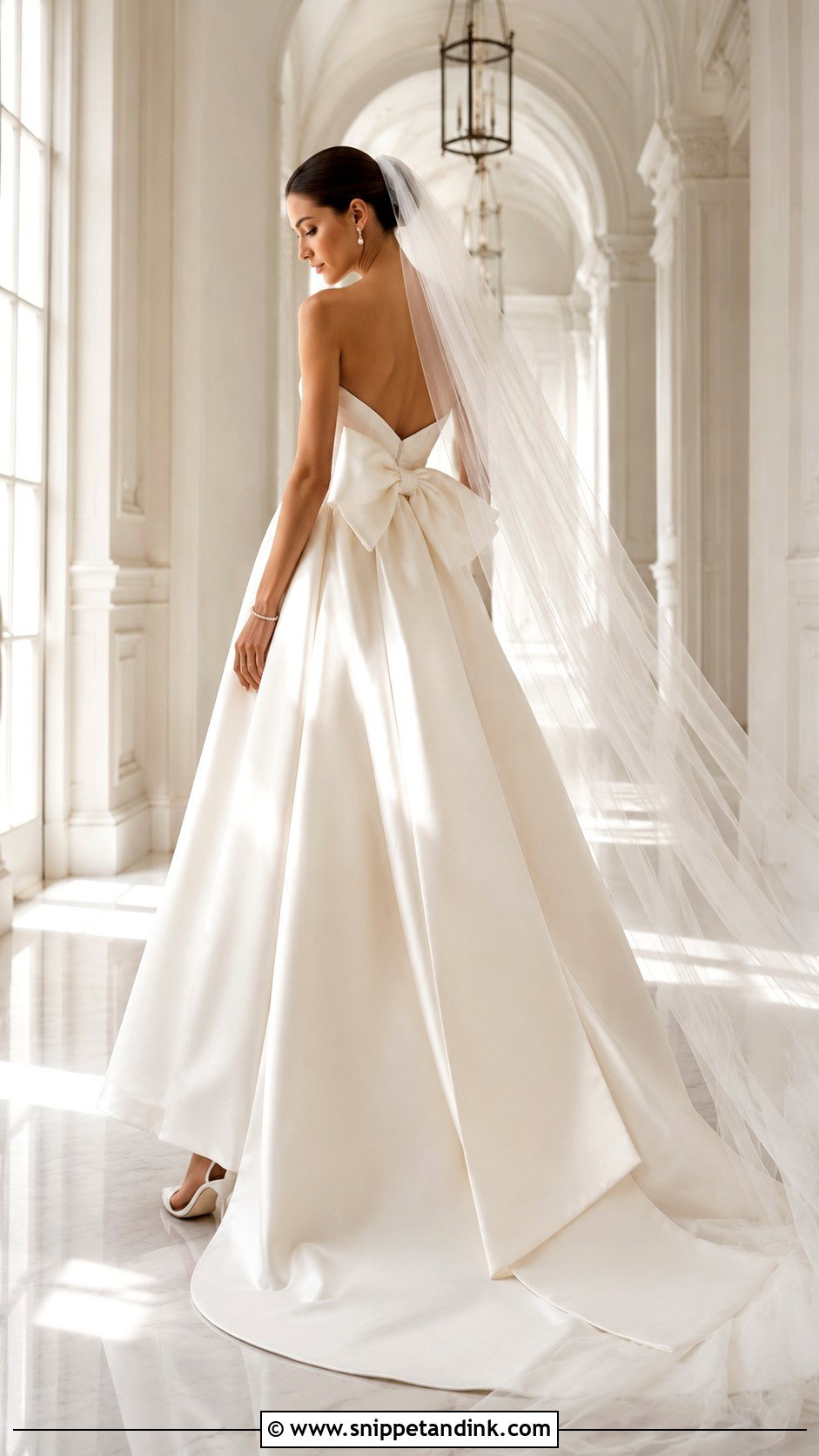Oscar De La Renta Wedding Dress With Bow - Snippet and Ink - 30 Oscar De La Renta Wedding Dress Ideas