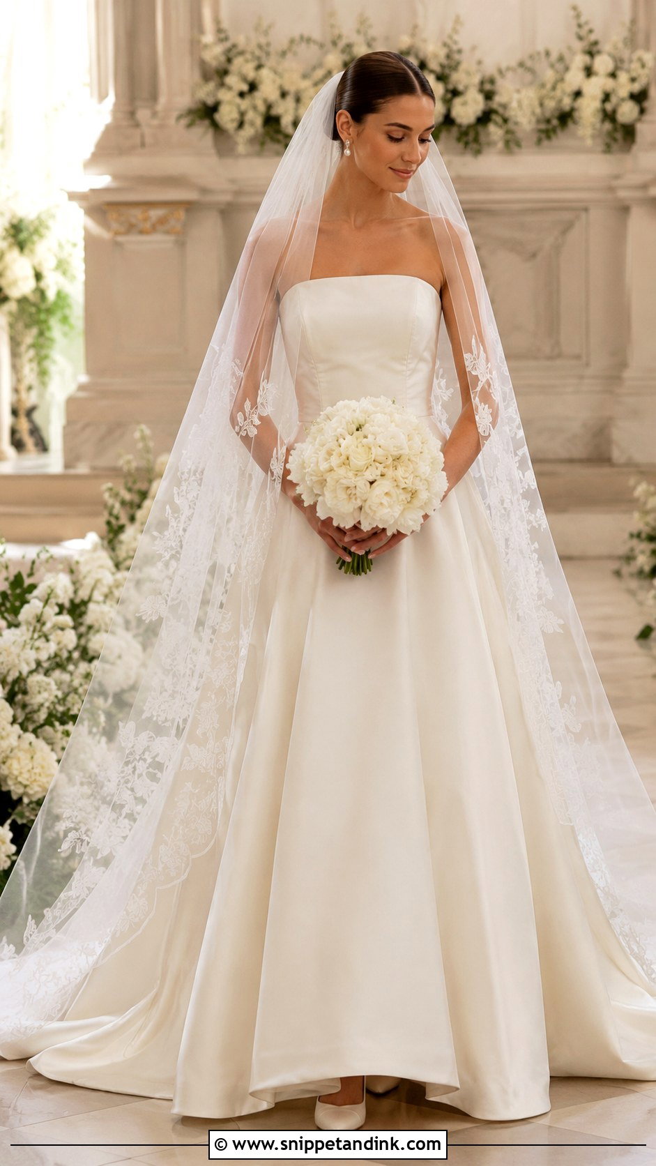 Oscar De La Renta Wedding Dress With Veil - Snippet and Ink - 30 Oscar De La Renta Wedding Dress Ideas