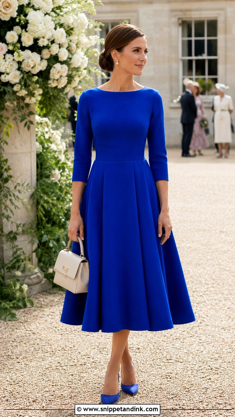 Oscar de la Renta Embroidered Dress - Snippet and Ink - 20 Designer Dresses for Wedding