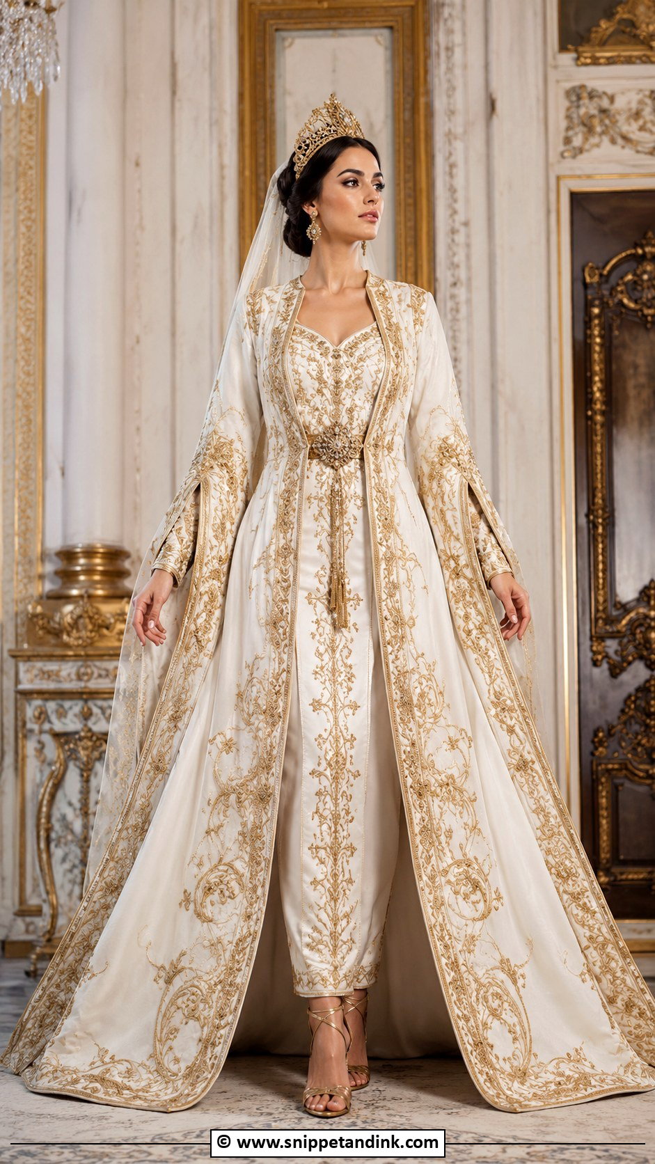 Ottoman Kaftan Turkish Wedding Dress - Snippet and Ink - 30 Turkish Wedding Dress Ideas