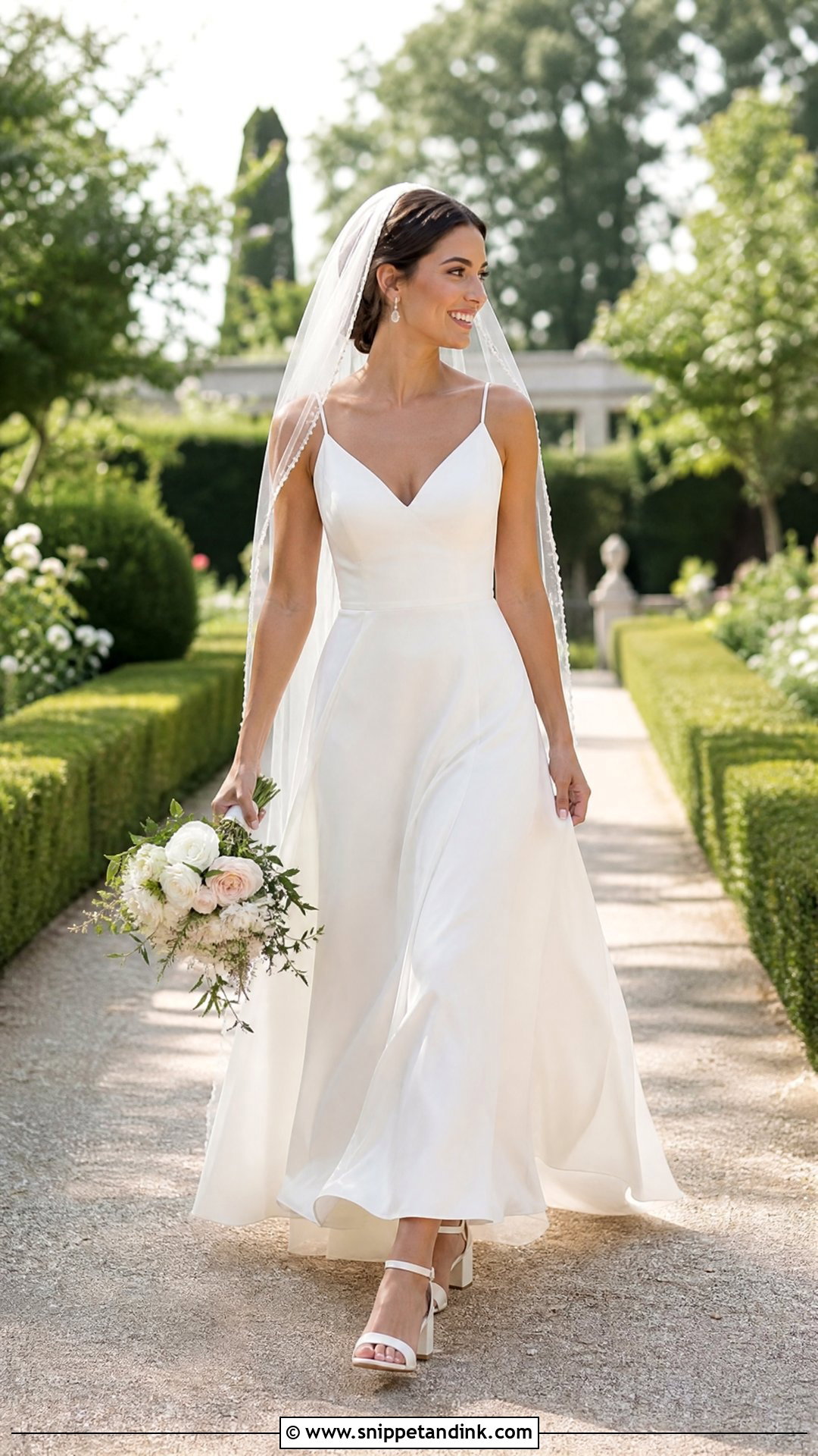 Outdoor Wedding Block Heels - Snippet and Ink - 25 Comfortable Wedding Heels for Bride Ideas