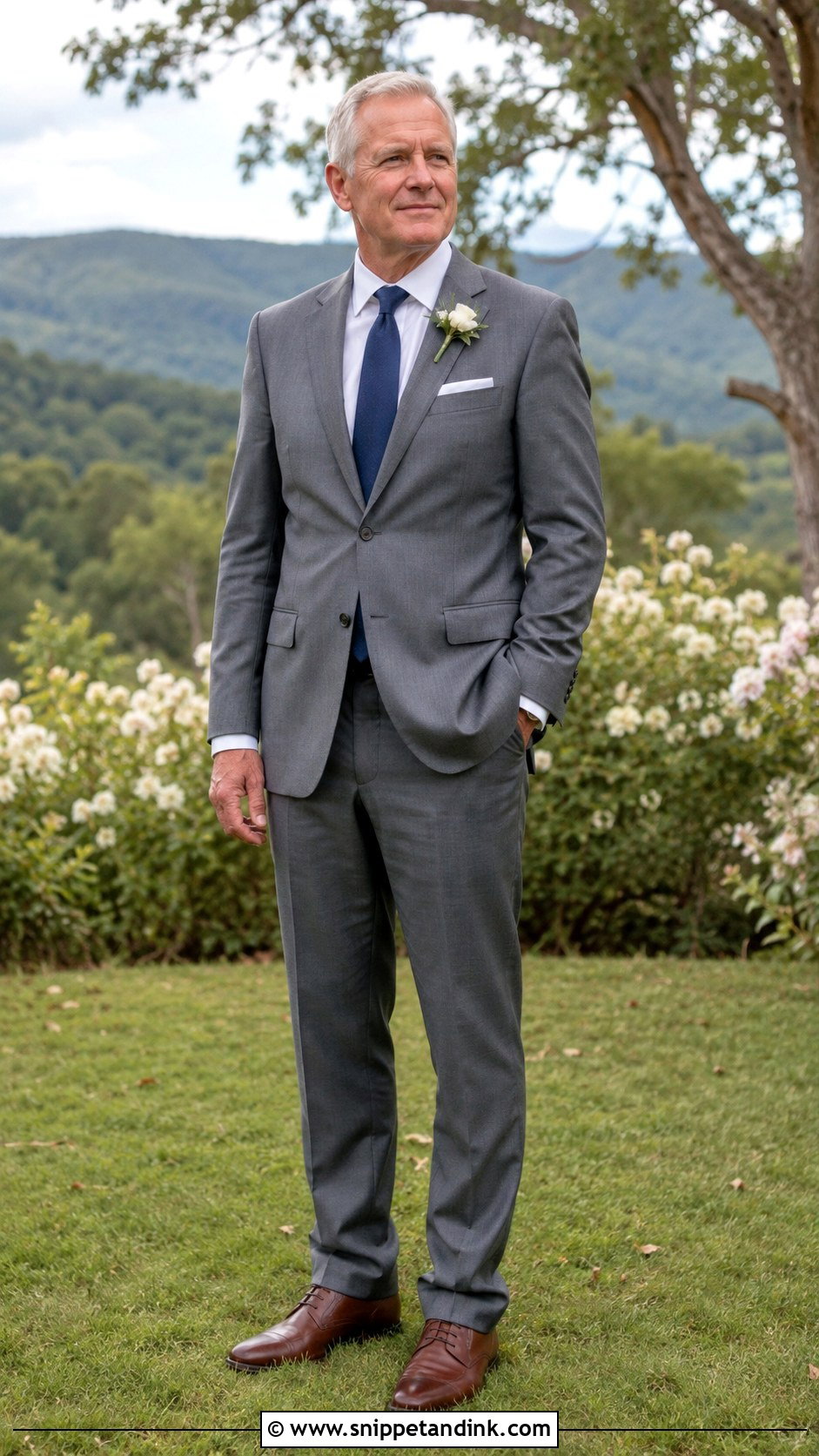 Outdoor Wedding Father Of The Bride Outfit - Snippet and Ink - 30 Father of the Bride Outfit Ideas