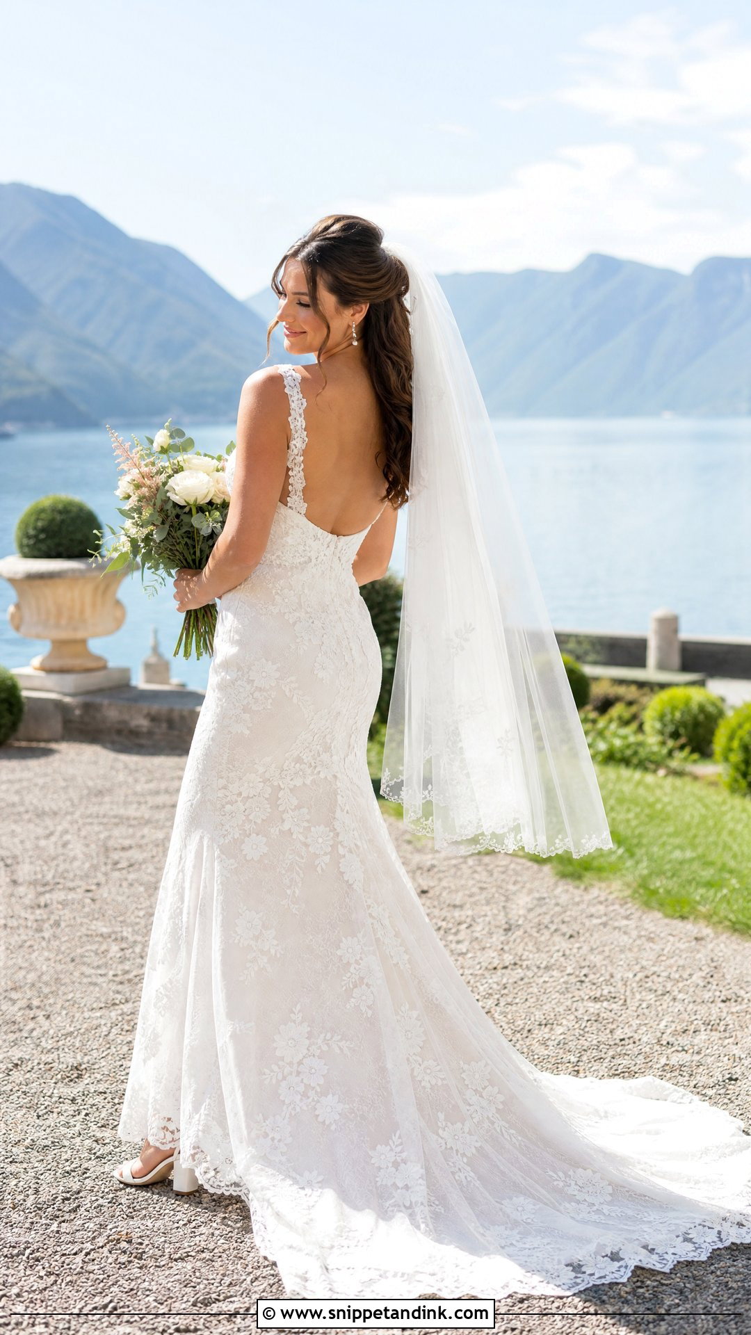 Outdoor Wedding Fit And Flare Dress - Snippet and Ink - 25 Outside Wedding Dress Ideas
