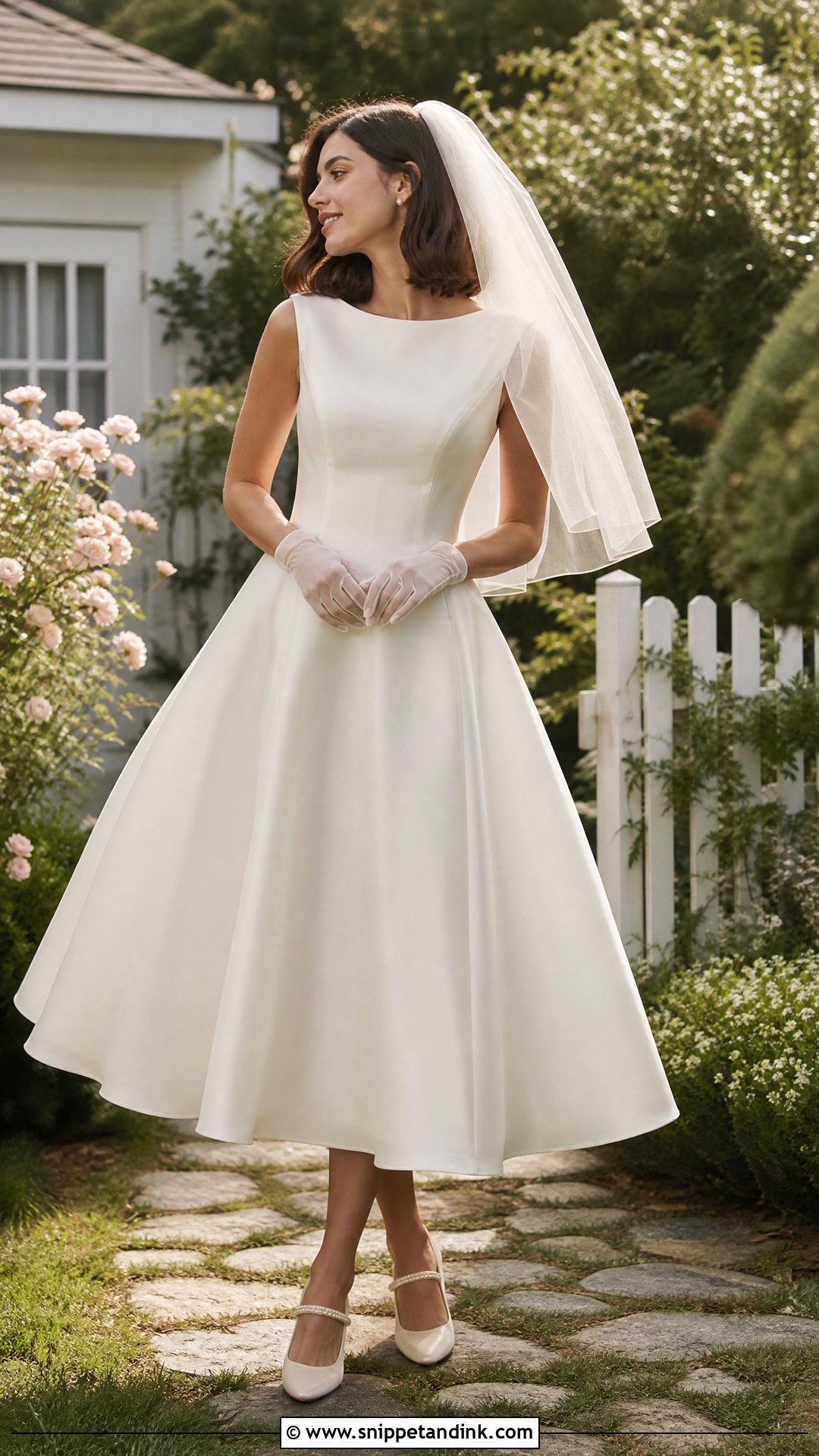 Outdoor Wedding Tea Length Dress - Snippet and Ink - 25 Outside Wedding Dress Ideas