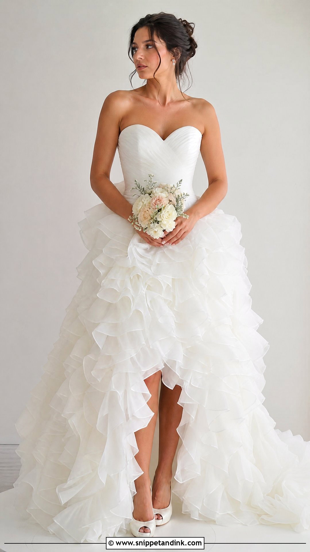 Over Ruffled Wedding Dress - Snippet and Ink - 25 Ugly Wedding Dresses