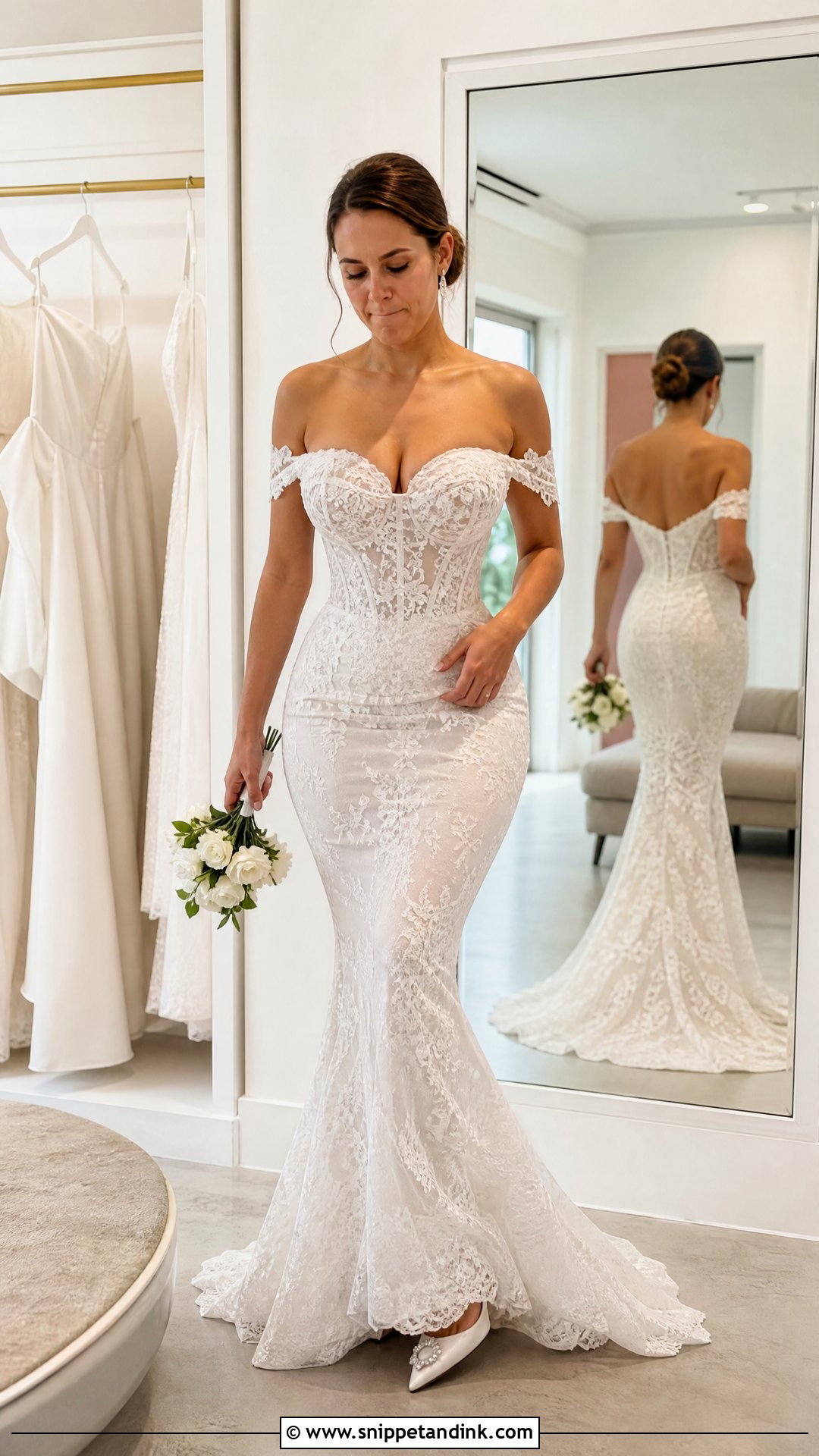 Overly Tight Mermaid Wedding Dress - Snippet and Ink - 30 Worst Wedding Dress Ideas