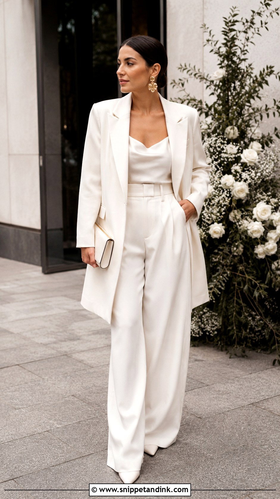Oversized Blazer Wedding Suit - Snippet and Ink - 20 Wedding Suit Designs for Women