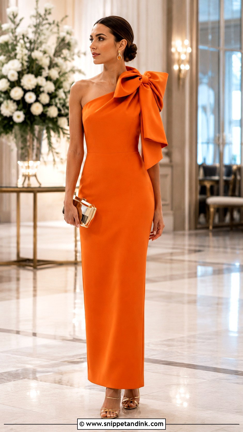 Oversized Bow Gown For A Funky Formal Wedding - Snippet and Ink - 20 Funky Formal Wedding Attire Ideas